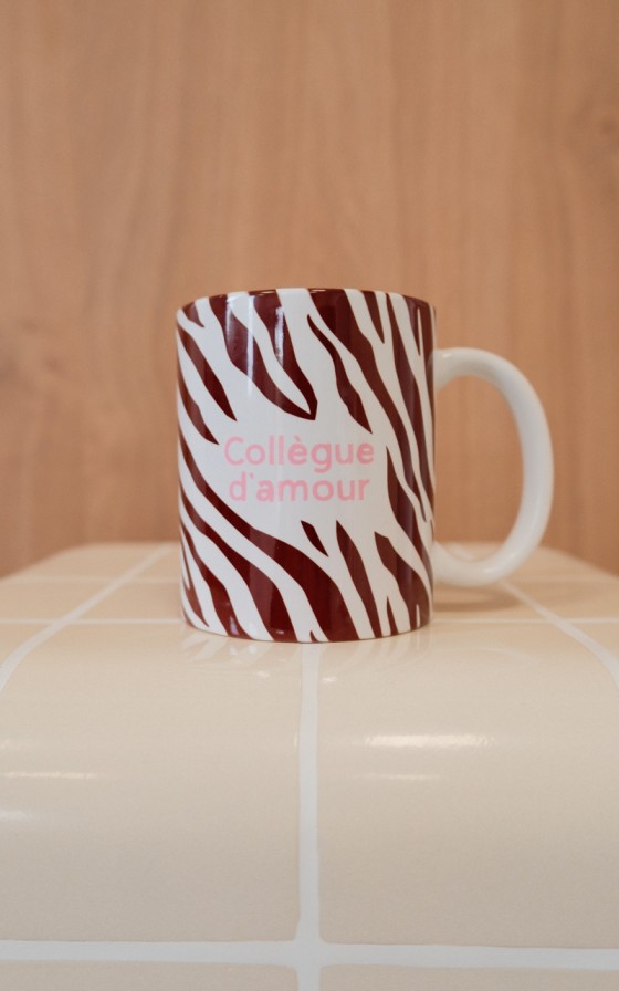 Mug Zèbre chocolat - Personnalisable