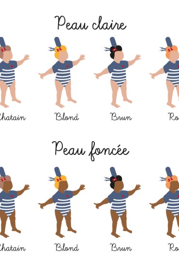 Grand trousse fille Les petites affaires - Personnalisable