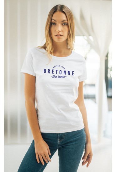 T-shirt femme Bretonne pur...