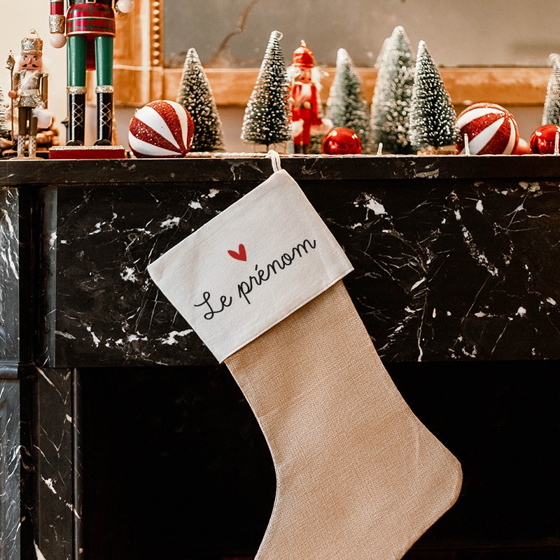 Chaussettes de Noël personnalisable - Breizh Club