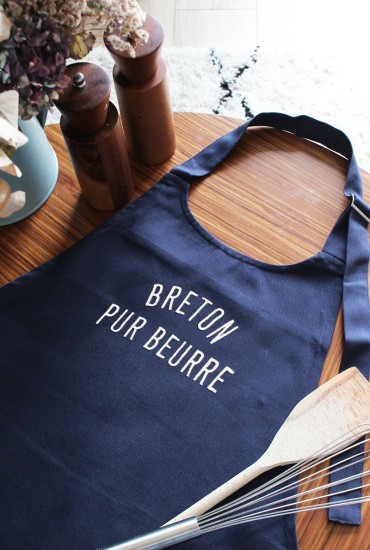 Tablier brodé Breton pur beurre