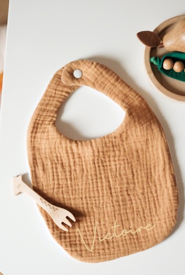 Bavoir Camel - Personnalisable