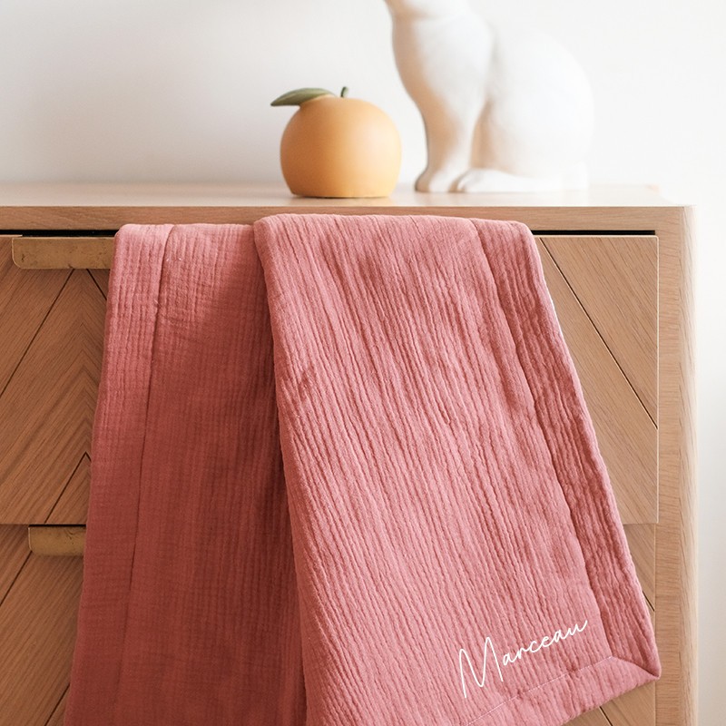 Couverture de naissance Framboise - Personnalisable