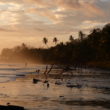 Photo d'une plage en fin de journée au Costa Rica